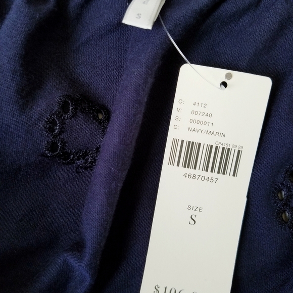 🌸NEW Anthropologie | Embroidered Off Shoulder top S‎ - Picture 7 of 9